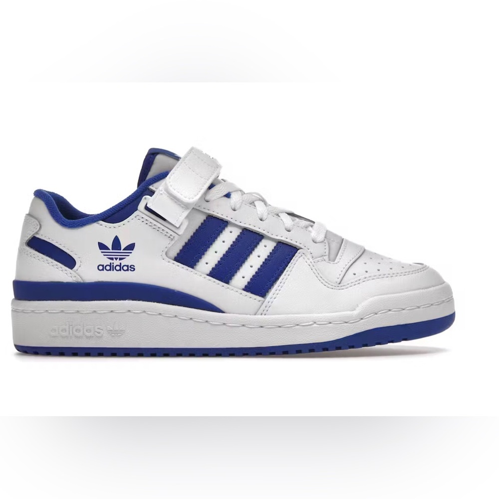 Adidas Kids Forum Royal Blue Low Sneakers size 4 Unisex